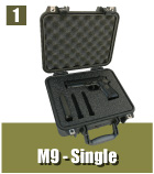 Single m9 pistol carrying case