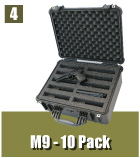 10 pack M9 gun case