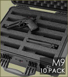 10 pack M9 gun case