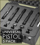 Universal 5 Pack Pistol Case