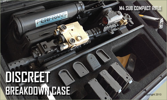 Discreet Breakdown Gun Case