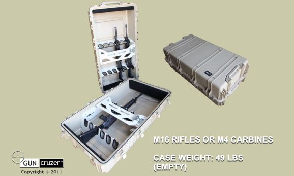 Rifle Case M16 12 Pack in Tan