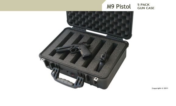 m9 5 pack pistol cases