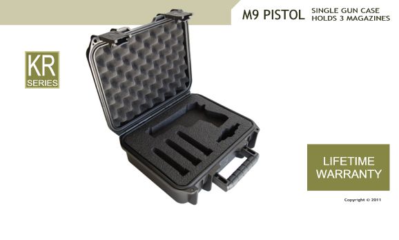 m9 single handgun cases